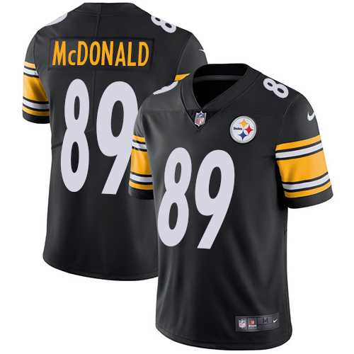 Men & Women & Youth Pittsburgh Steelers #89 Vance McDonald Black Vapor Untouchable Limited Stitched NFL Jersey